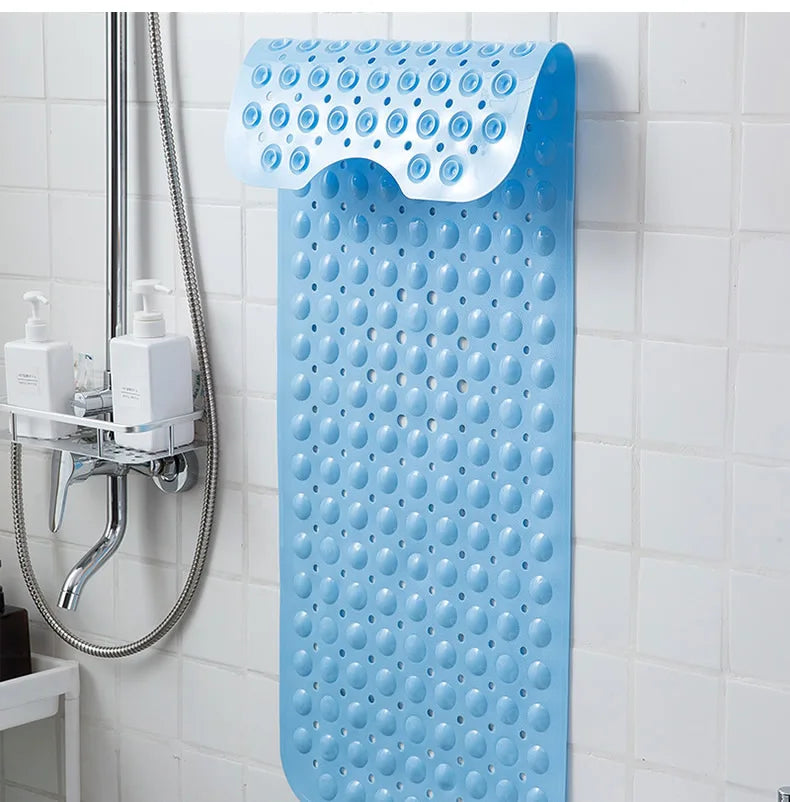 40x100cm Anti-Slip Bathtub Mat PVC Kids Elder Shower Rug