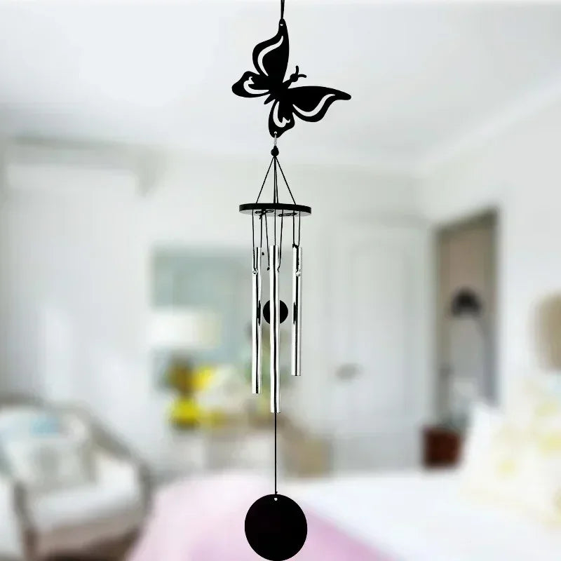 Personalized Metal Hollow Handicraft Pendant for Home Use Creative Multi Tube Music Wind Chime Decoration Holiday Surprise Gifts