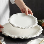 Round Wooden Tray – Natural Wood Design