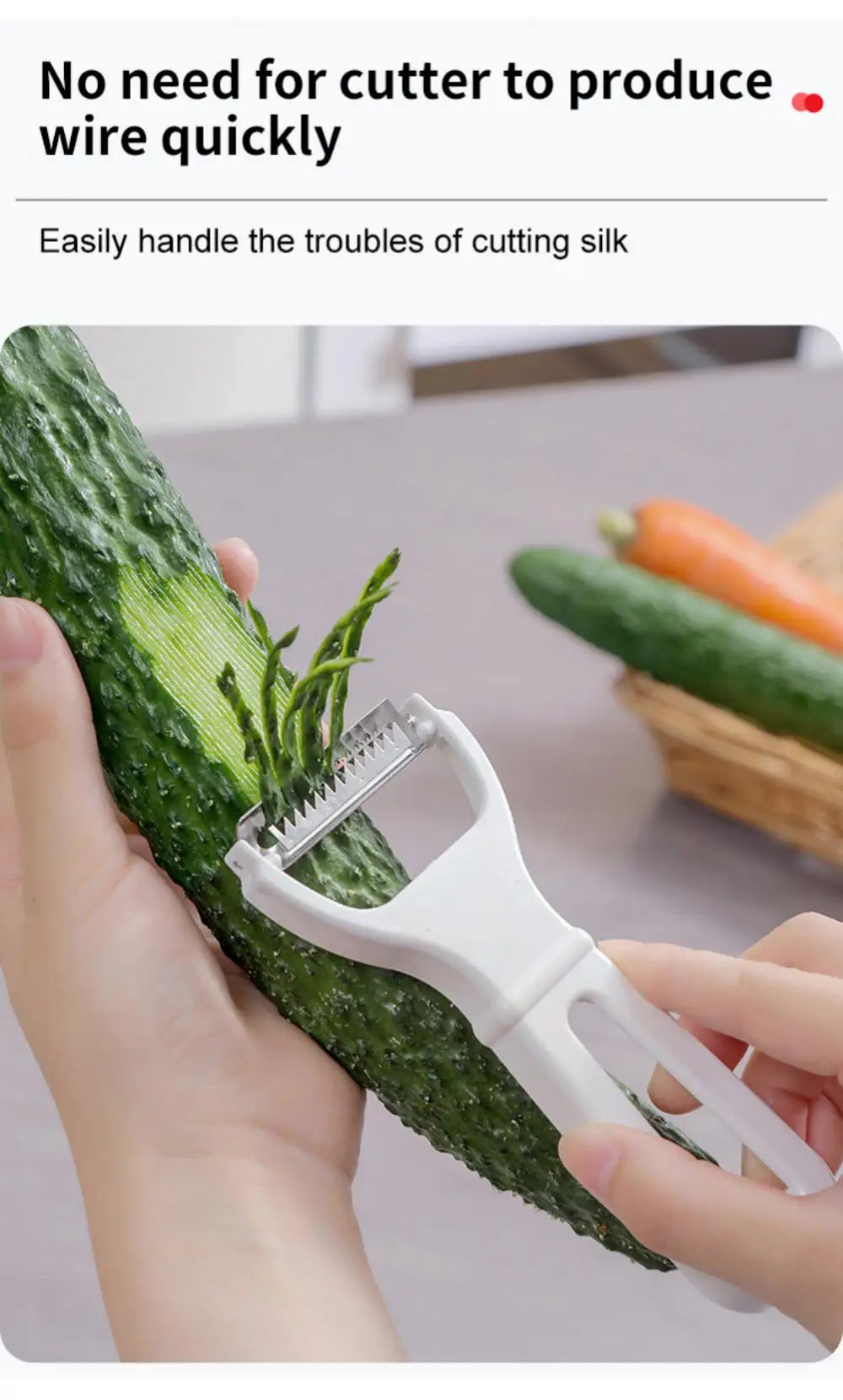MOONBIFFY Vegetable Cutter & Cabbage Slicer – Multi-Function Fruit & Vegetable Grater