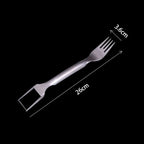 Stainless Steel Watermelon Cutter & Fruit Fork – Multifunctional Slicer Tool