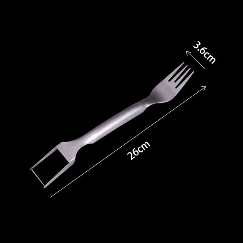 Stainless Steel Watermelon Cutter & Fruit Fork – Multifunctional Slicer Tool