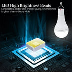 Solar USB Rechargeable LED Camping Light Dimmable Emergency