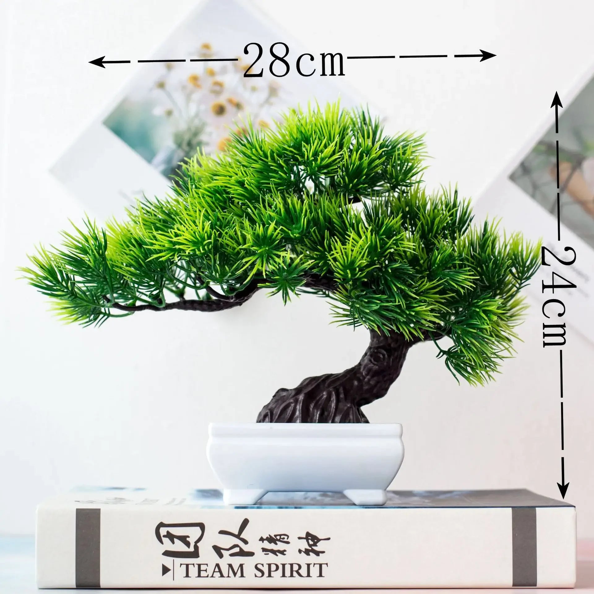 Artificial Bonsai Small Tree  Desktop Potted
