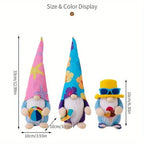 Summer Ocean Gnome Decorative Fabric Ornament for Home & Party Decor