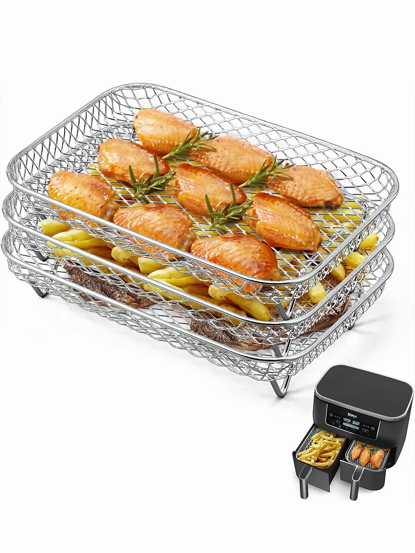Eco-Friendly Metal Kitchen Steamer – Durable Multi-Purpose Tool