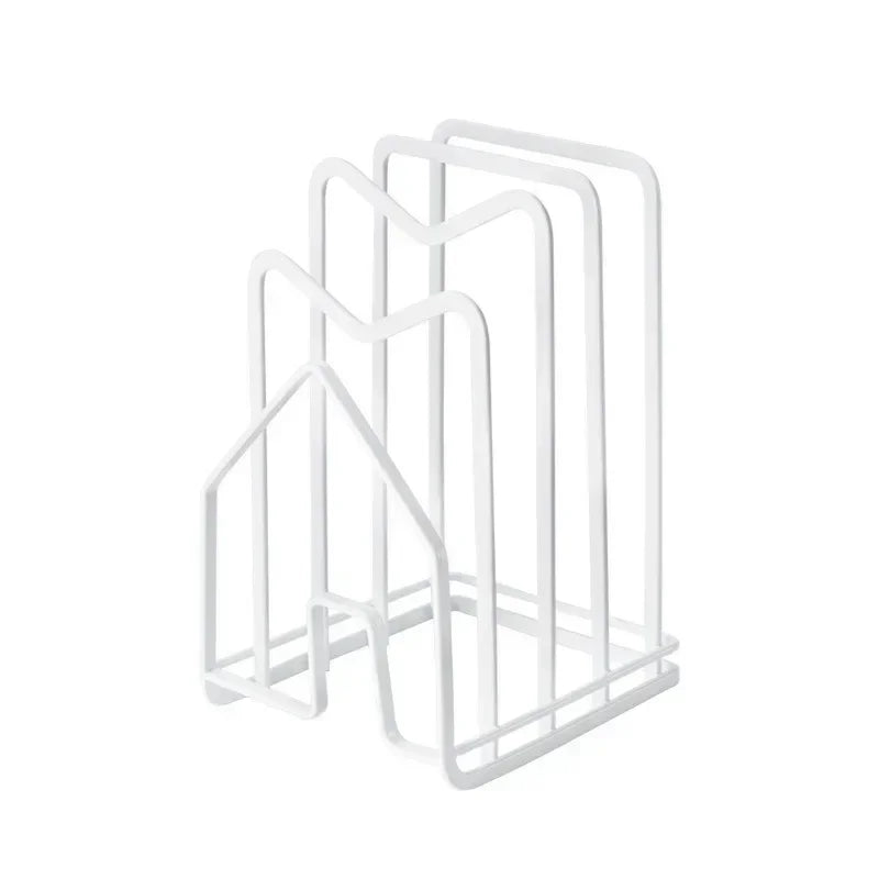 Aluminium & Iron Pot Lid Holder – Waterproof Kitchen Organizer