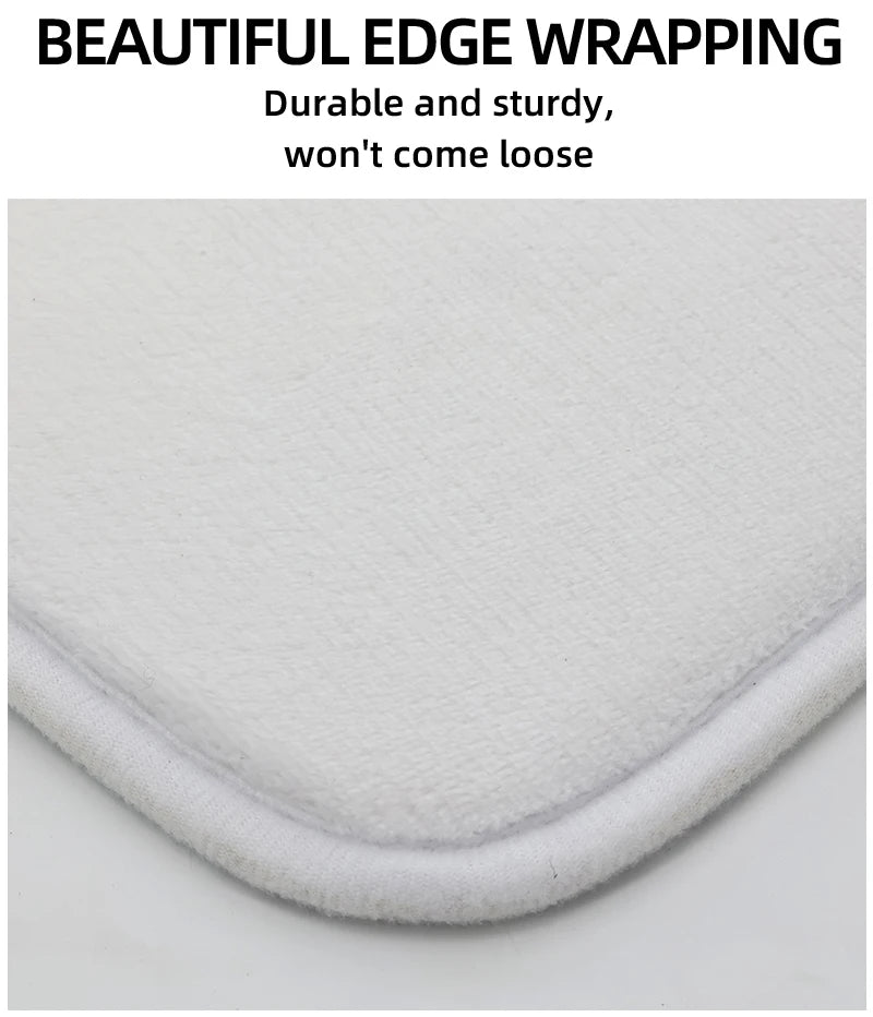Cartoon Animal Bathroom Mat – Soft, Absorbent, Non-Slip Shower & Toilet Floor Rug for Kids