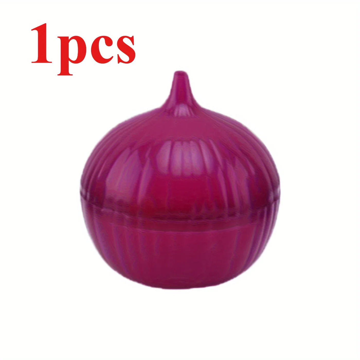 Lemon & Onion-Shaped Food Storage Containers – Fun, Reusable, Flip-Top Kitchen Organizer
