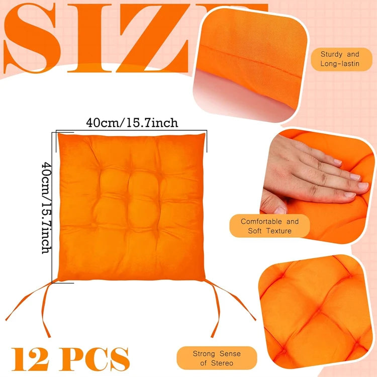 Memory Cotton Seat Cushion Rectangle Polyester Nonwoven Dining Chair