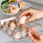 Refrigerator Drawer Storage Box – Transparent Food Organizer