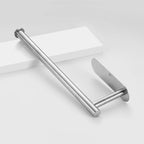 Adhesive Stainless Steel Toilet Paper Holder Wall-Mount Tissue Rack Bathroom Accessories