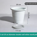 Double Layer Mesh Orchid Pot with Drainage Holes