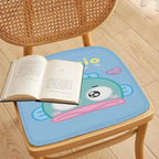 Cute Anime Printed Seat Cushion Soft Flannel Sponge for Home & Office