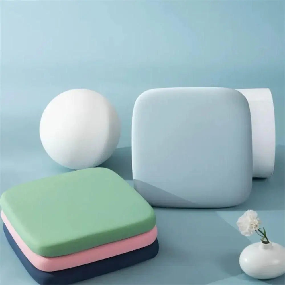 Memory Foam Seat Cushion – Removable, Washable Square Pad for Adults