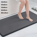 Super Absorbent Coral Velvet Bathroom Mat – Soft, Anti-Slip Floor & Door Rug for Toilet