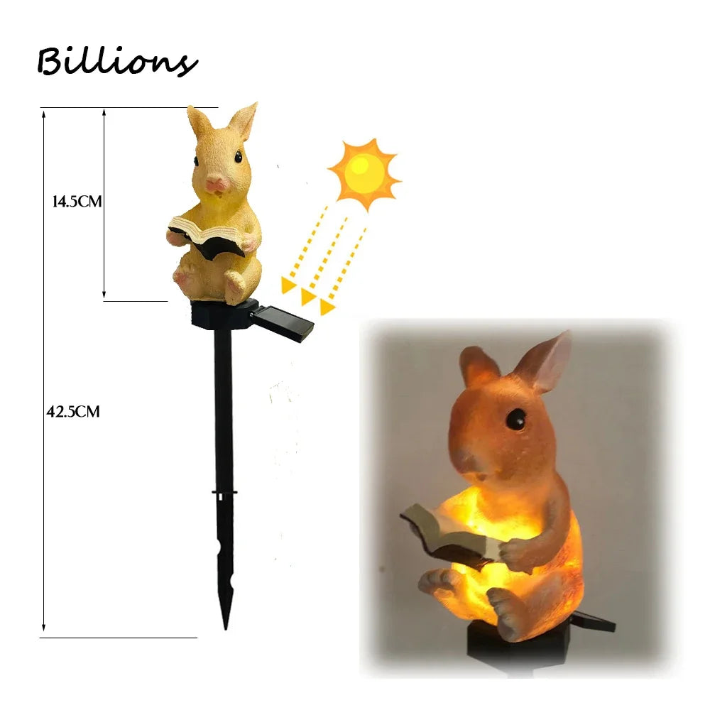 Solar LED Lawn Light 5m IP55 Waterproof Warm White Outdoor Decor