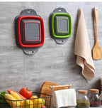 2PCS Silicone Folding Drain Basket – Square & Round Kitchen Strainer