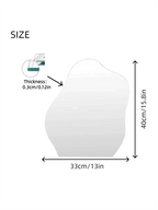 Cloud-Shaped Acrylic Shatterproof Mirror for Elegant Home Decor