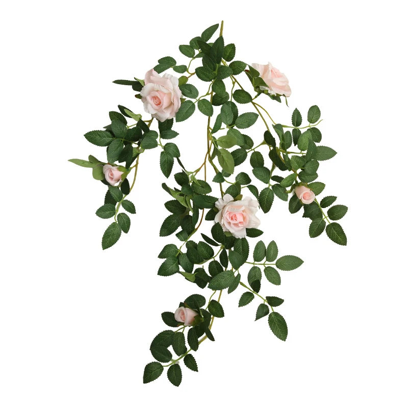 66cm Artificial Silk Rose Vine Indoor Wedding & Party Decor