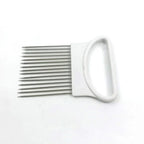Stainless Steel Onion Holder – Vegetable & Tomato Slicer