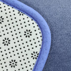 Three-Piece Bathroom Mat Set Non-Slip Microfiber Absorbent Floor Rugs Soft and Comfortable