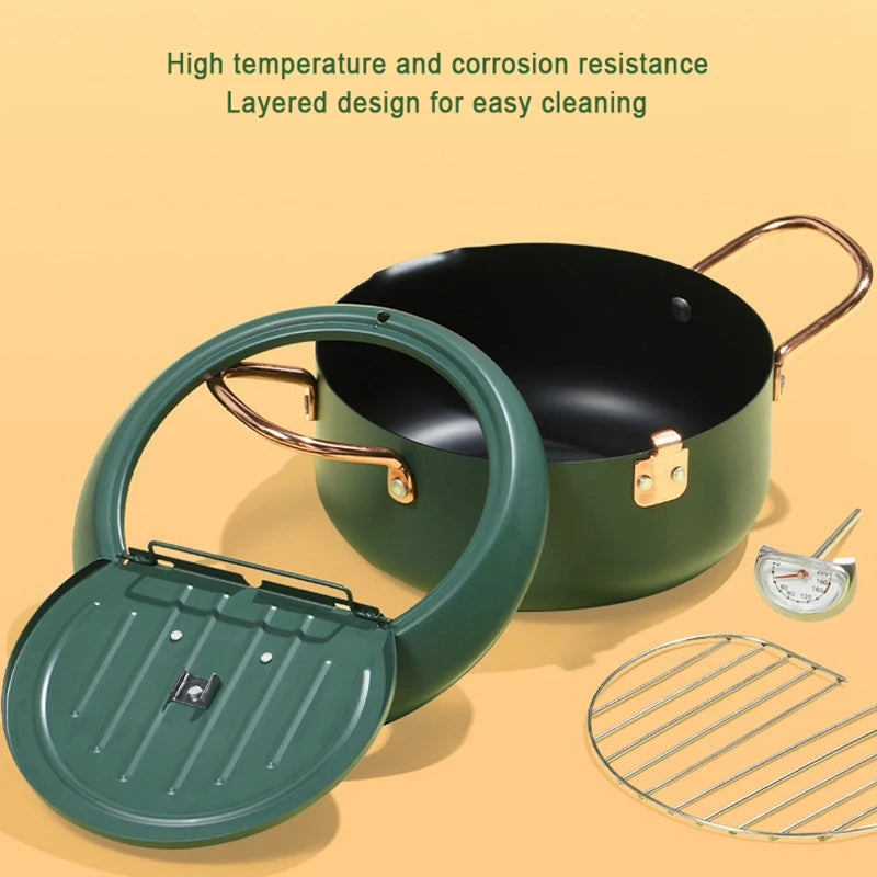 Eco-Friendly 24cm Aluminum Alloy Frying Pan – Non-Coating & Durable