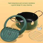 Eco-Friendly 24cm Aluminum Alloy Frying Pan – Non-Coating & Durable