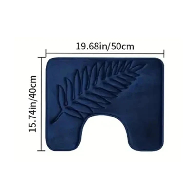 3 Piece Memory Foam Bathroom Mat Set – Ultra Soft & Non-Slip
