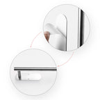 Adhesive Stainless Steel Toilet Paper Holder Wall-Mount Tissue Rack Bathroom Accessories