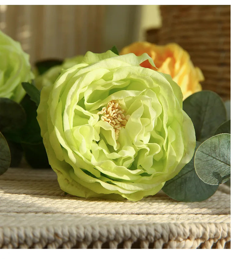 45cm Artificial Silk Rose Flower Indoor Home Decor for Events