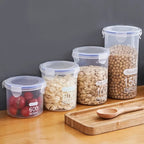 Airtight Grain Storage Container – Durable Plastic Food Organizer