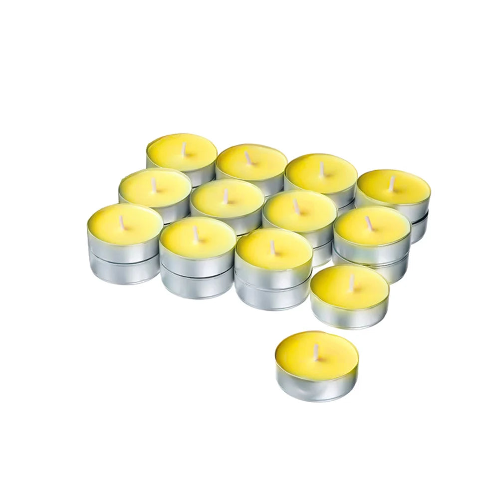 24-Pack Vanilla Cream Scented Tealight Candles – Relaxing & Aromatic