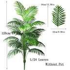 Large Artificial Palm Tree – 90cm / 120cm Tropical Plant