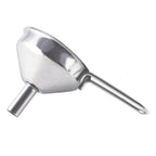 Stainless Steel Mini Funnel – Long Handle Liquid & Powder Pouring Tool