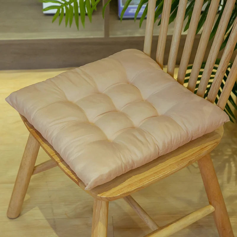 Square Anti-Decubitus Seat Cushion – Handmade Cotton Chair Pad