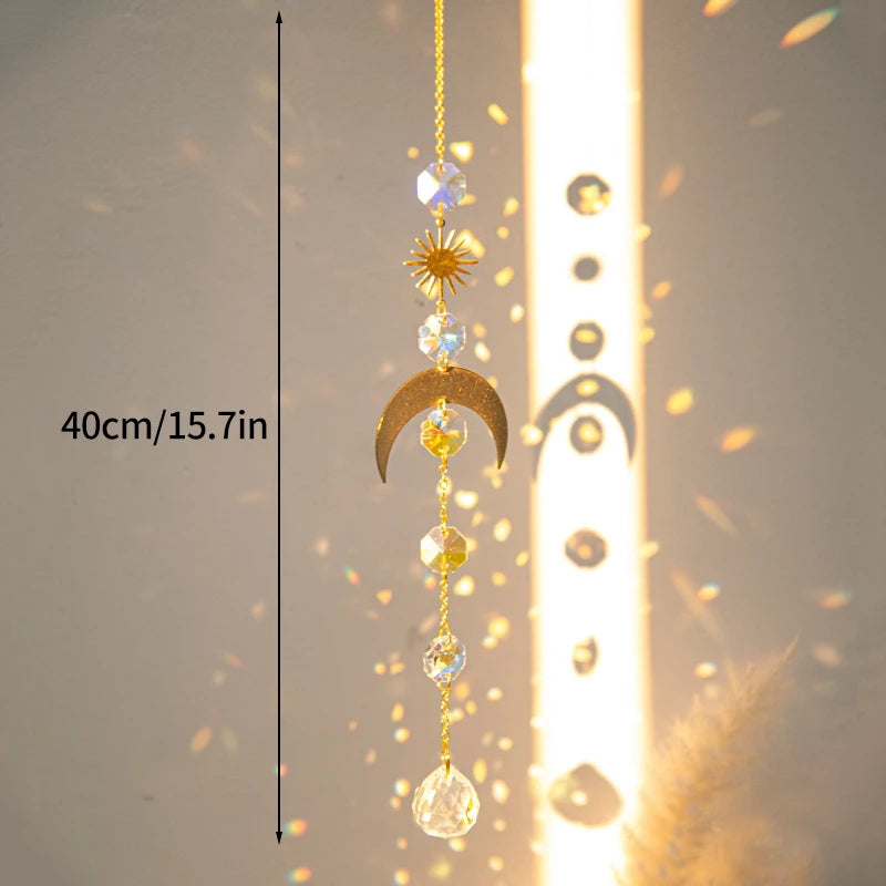 Crystal Dreamcatcher Sun Catcher Wall & Garden Hanging Decor