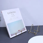 Golden Metal Desktop Storage & Display Rack Picture Holder Stand