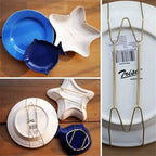 Stainless Steel Plate Dish Hanger – Stackable & Multi-Purpose