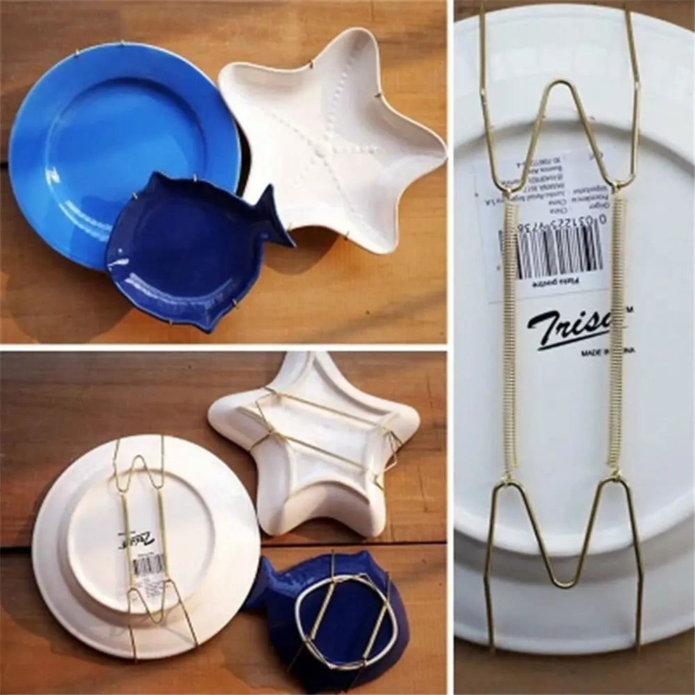 Stainless Steel Plate Dish Hanger – Stackable & Multi-Purpose