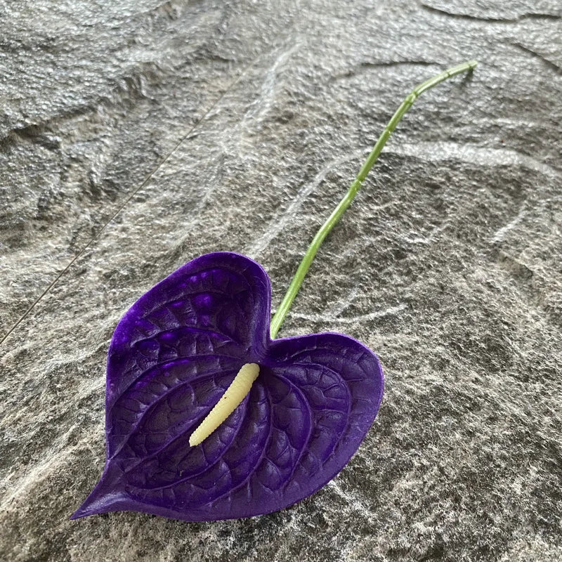 3D Printing Anthurium Artificial Flower – Wedding & Home Decor, 33cm Faux Palm