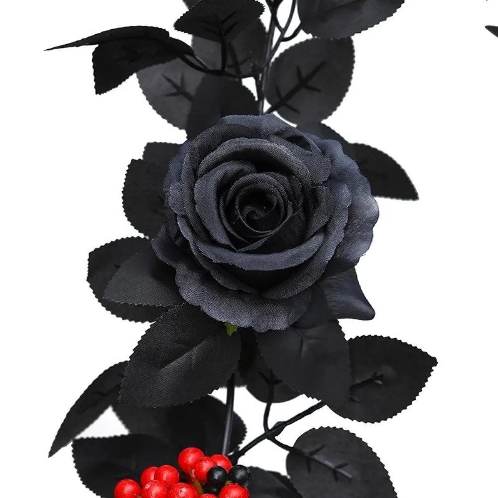 175cm Halloween Rose Leaf Vine Decor