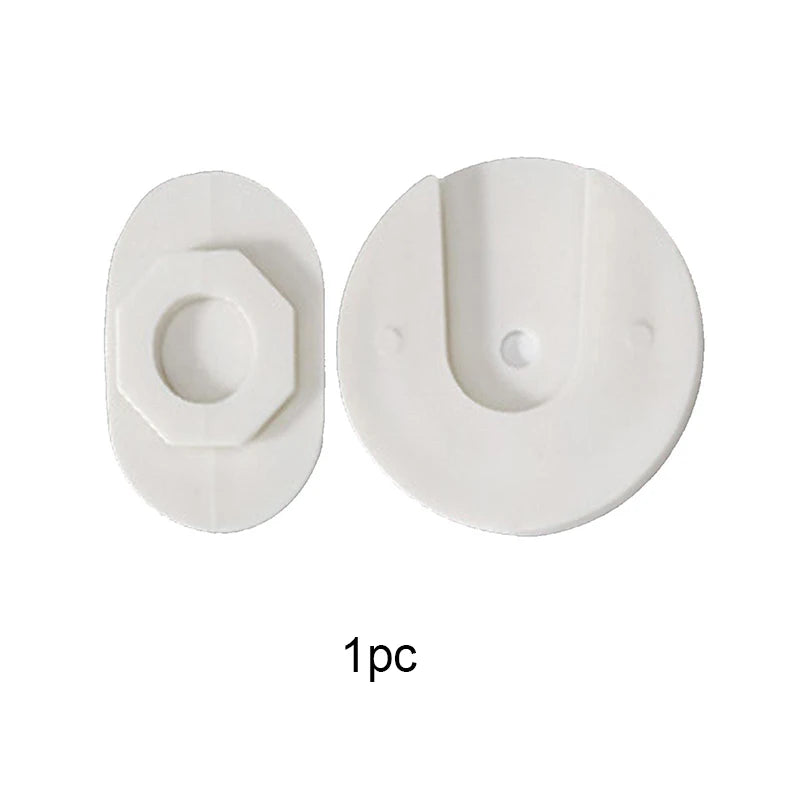 Wall-Mounted Plug-In Retainer – ABS Plastic Storage Holder for Home & Office