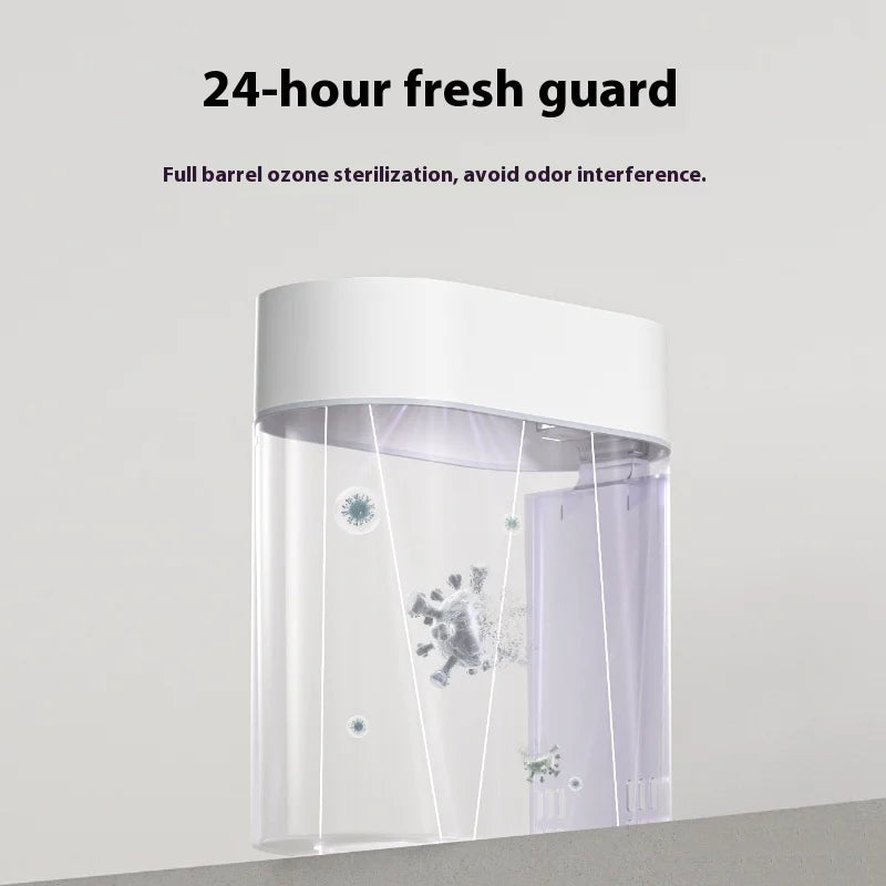 7L Smart Touchless Sensor Trash Can – Compact Waterproof Auto Bin for Bathroom & Kitchen