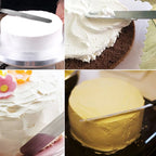 Stainless Steel Cake Icing Spatula with Wooden Handle