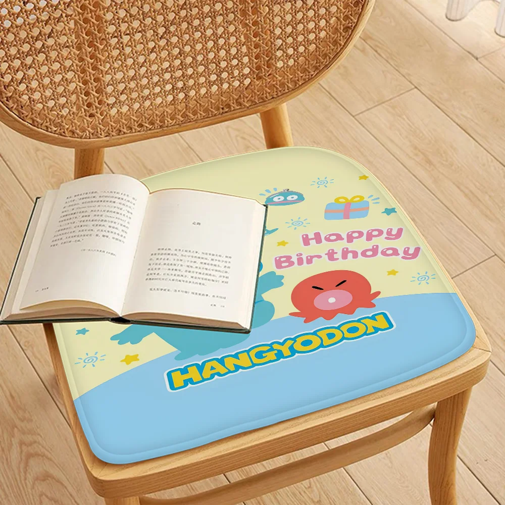 Cute Anime Printed Seat Cushion Soft Flannel Sponge for Home & Office
