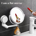 360-Degree Rotating HD Makeup and Shaving Mirror for Precision Grooming