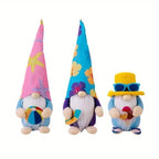 Summer Ocean Gnome Decorative Fabric Ornament for Home & Party Decor
