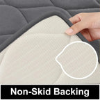 Homaxy Memory Foam Bath Mat – Soft Non-Slip Absorbent Bathroom Rug
