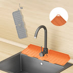 Silicone Kitchen Faucet Mat – Foldable Sink Drainer & Splash Protector